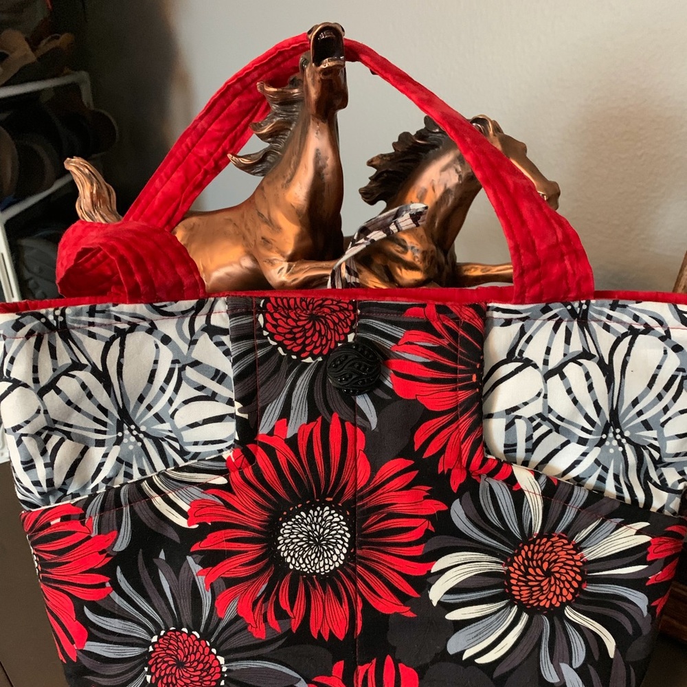 New multi color purse